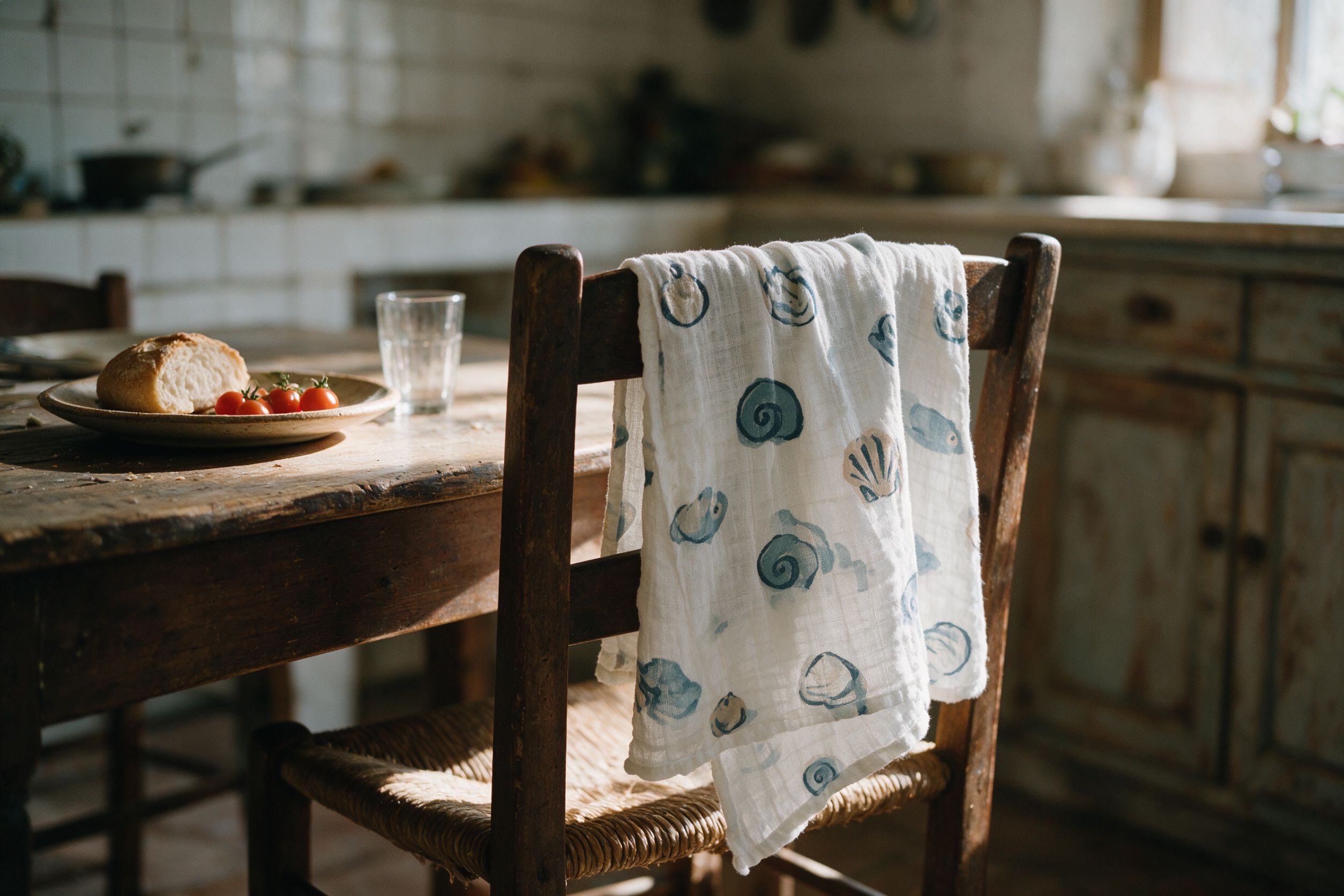 Kitchen chair, after lunch