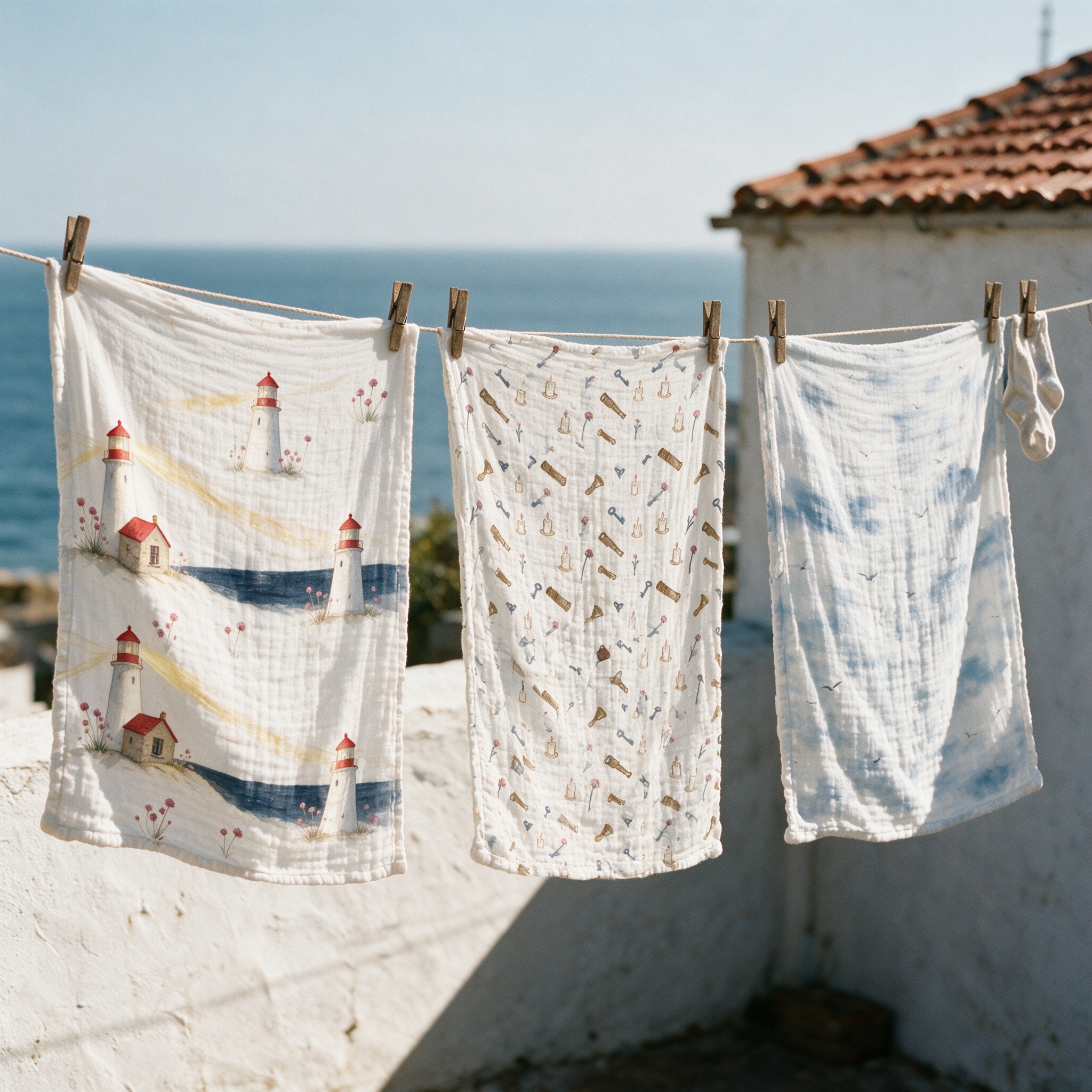 Drying on the balcony