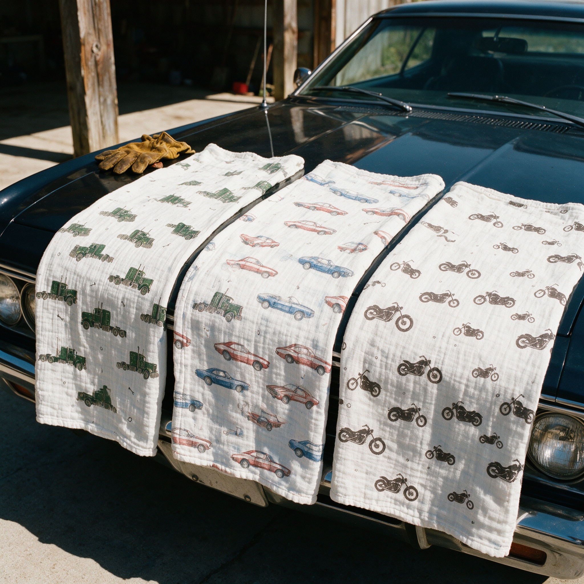 Three on the hood