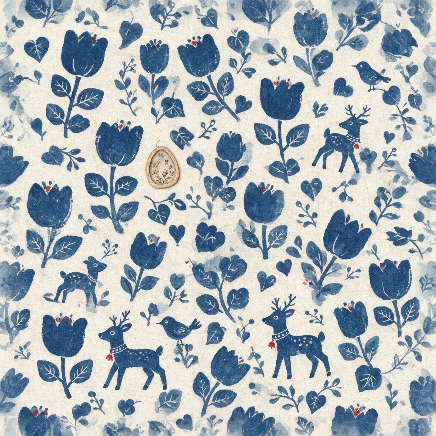 A Courtyard of Blue