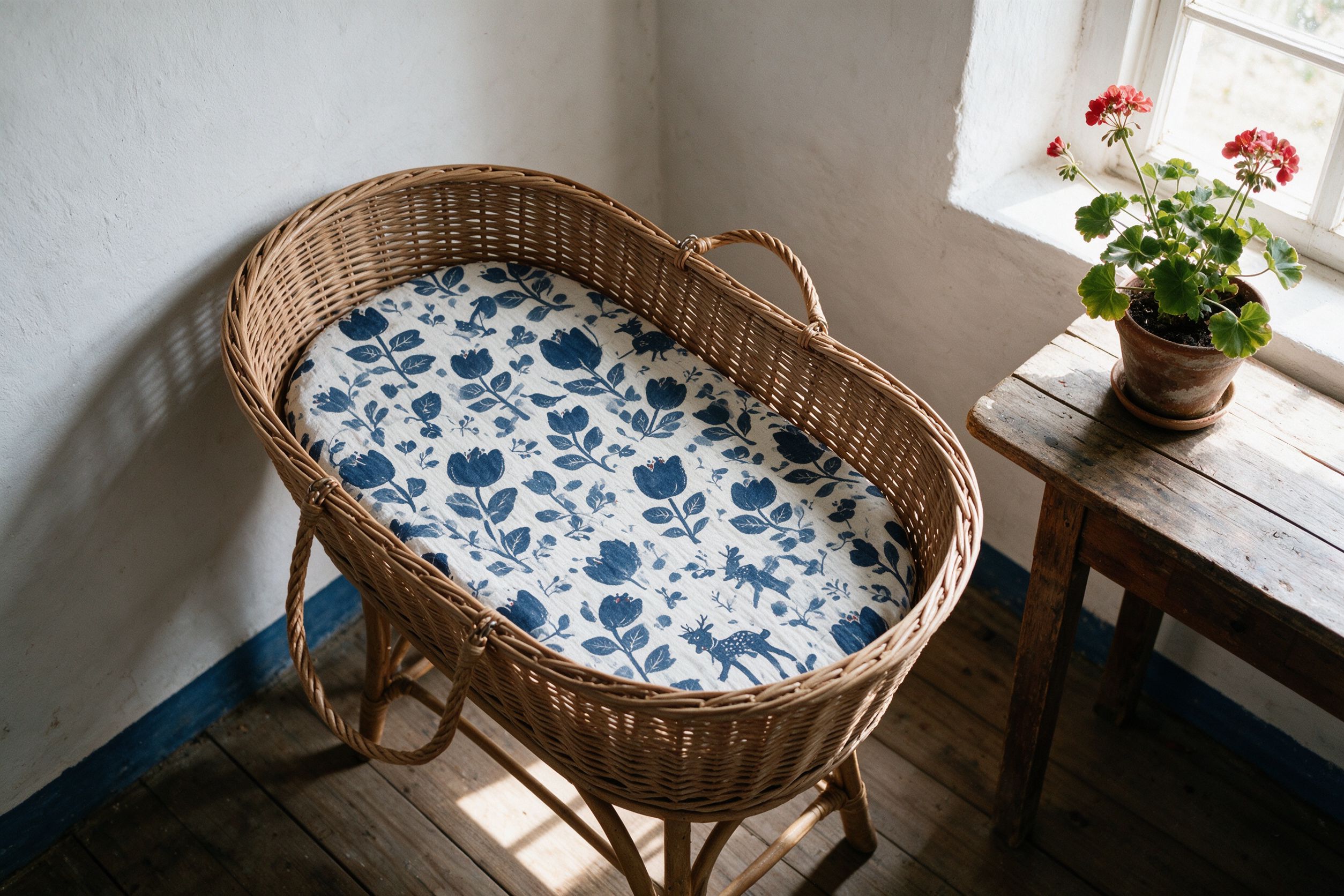 Cradle fitted sheet