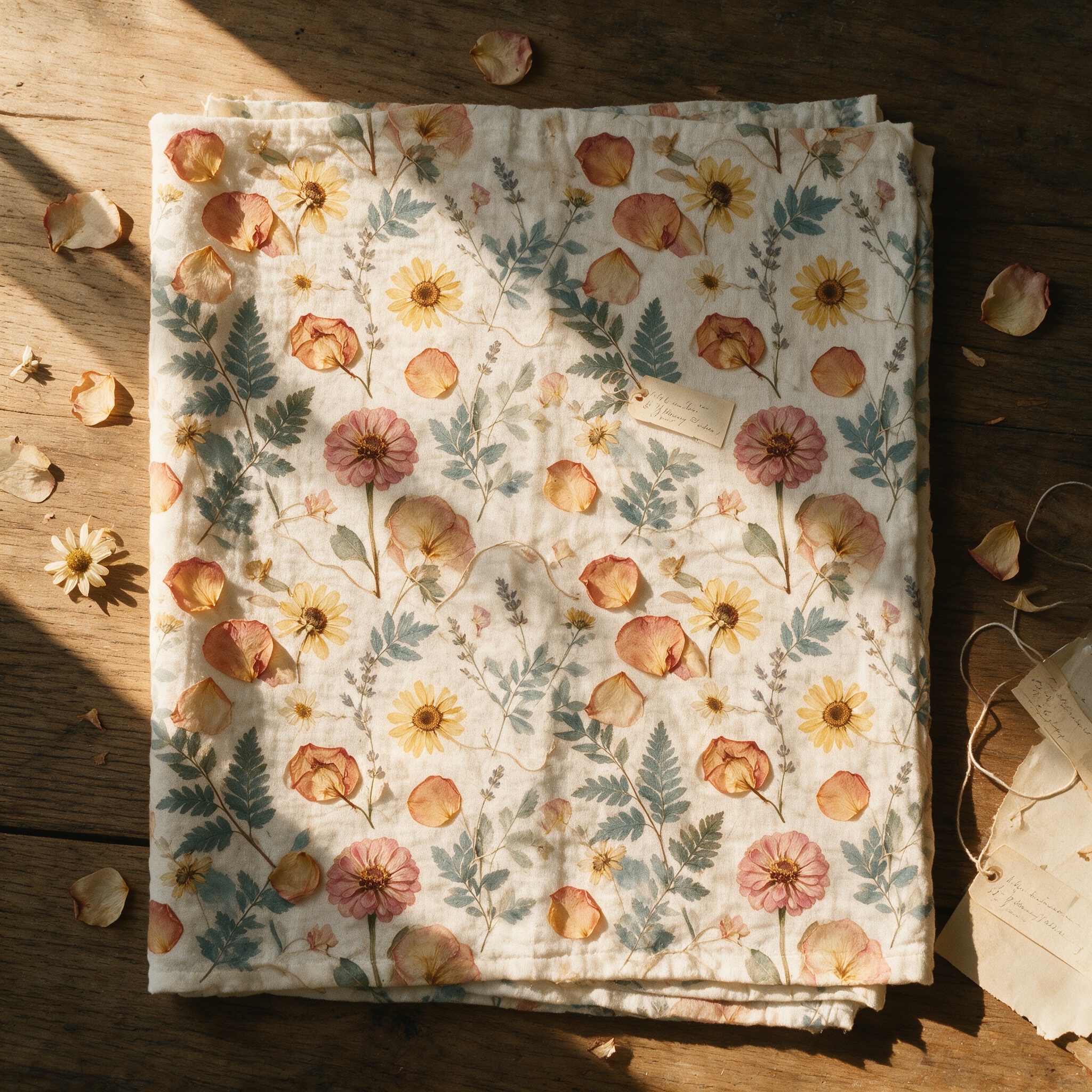 The pressed-flower spread, plate one