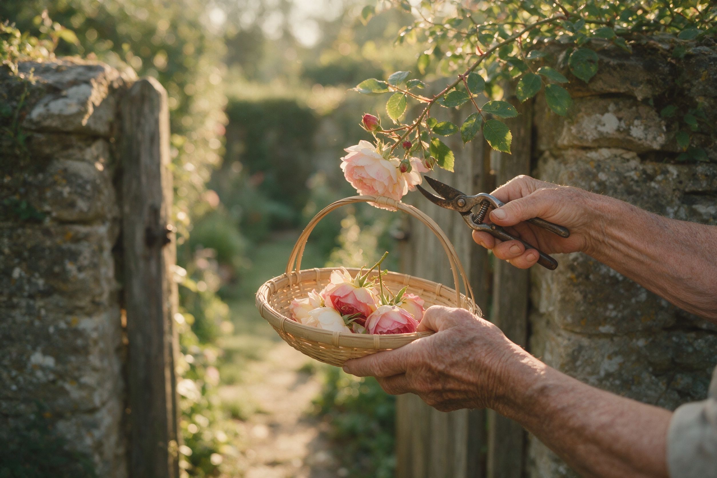Gathering flowers, 1970