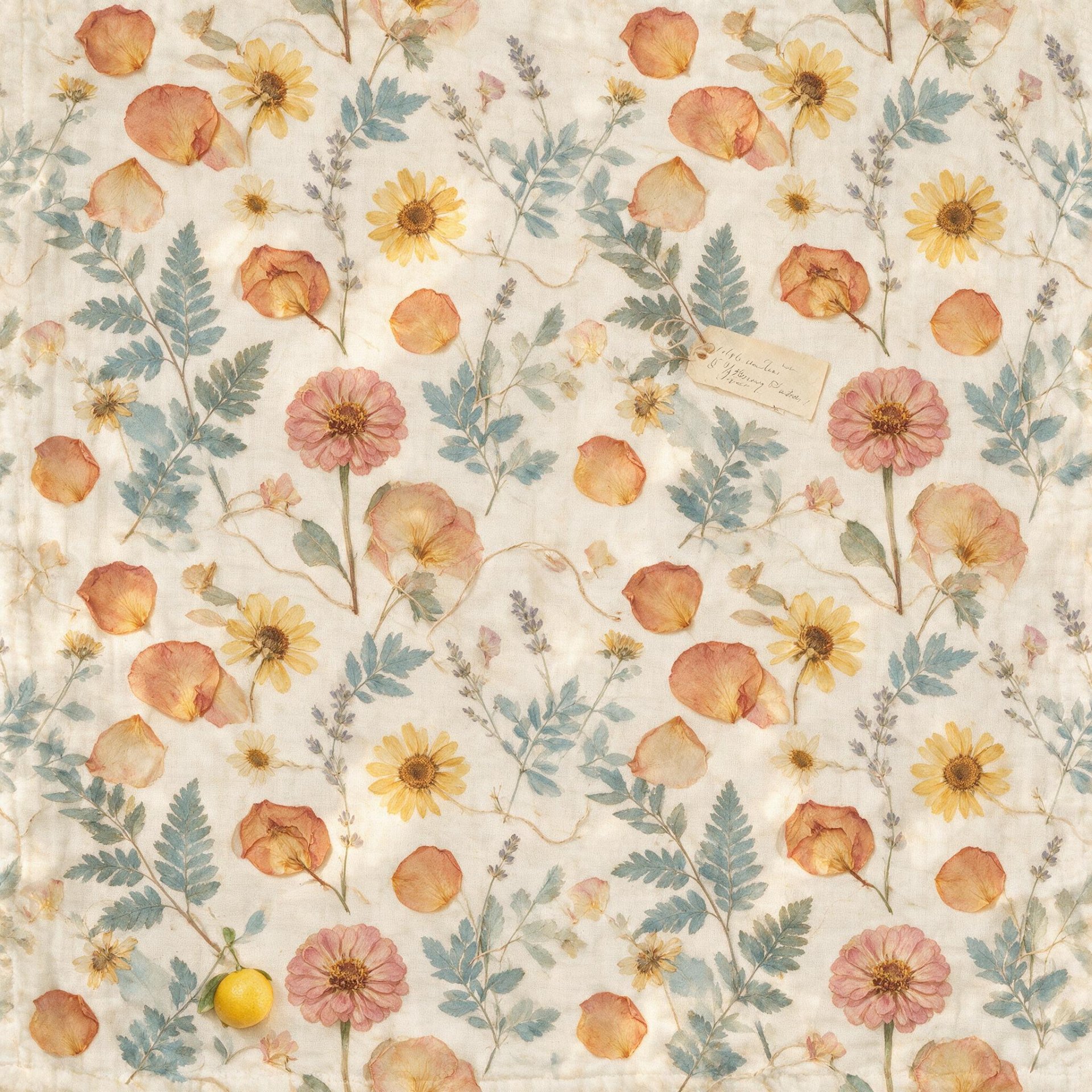 No. 1 · Waddesdon, the pressed flowers