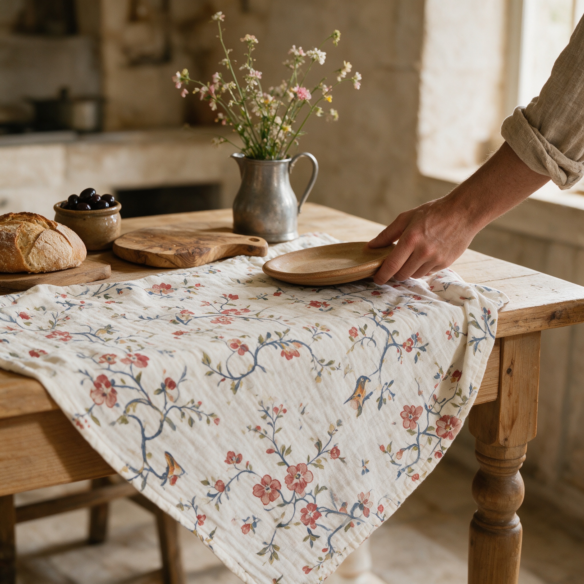 Setting the table