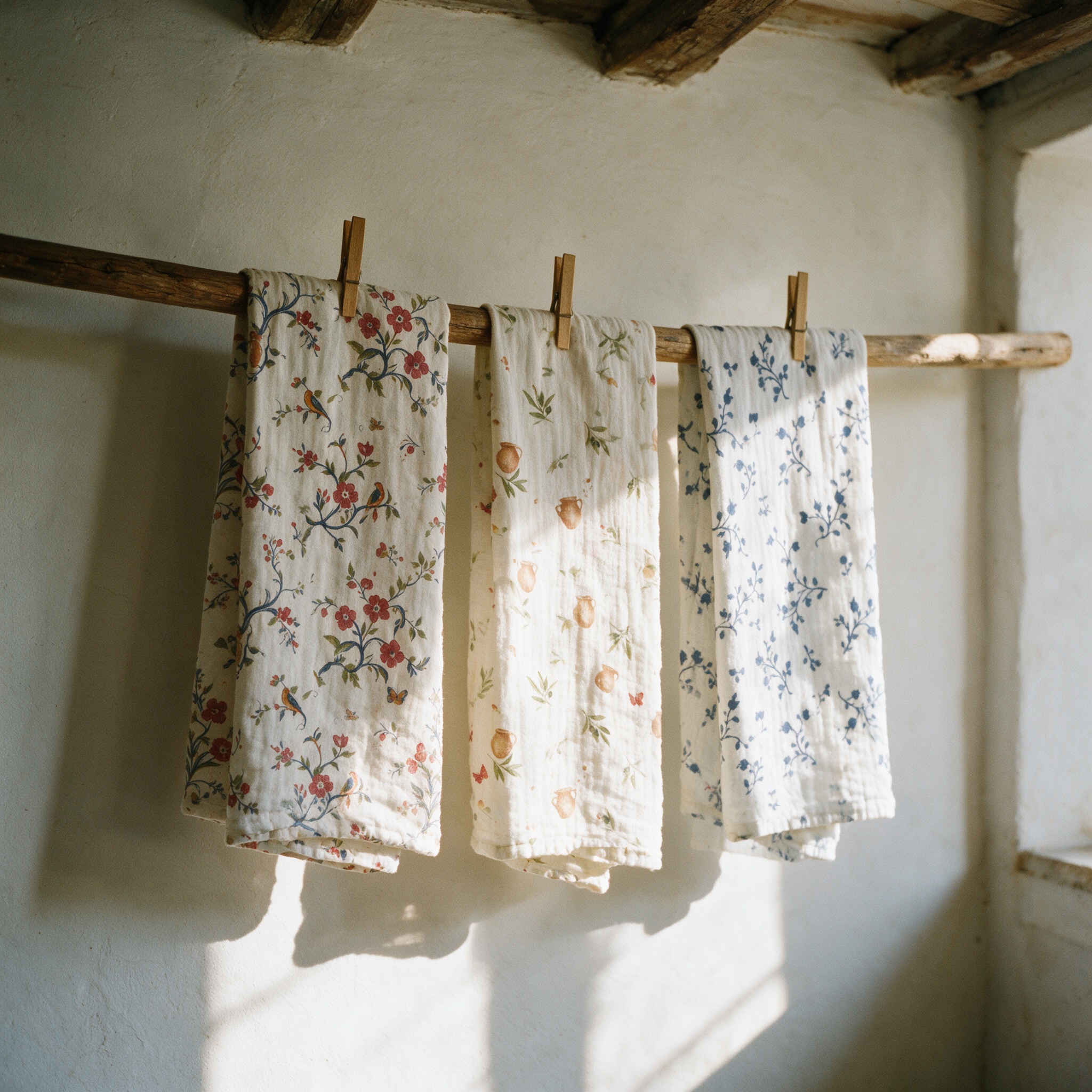 Three prints across the table