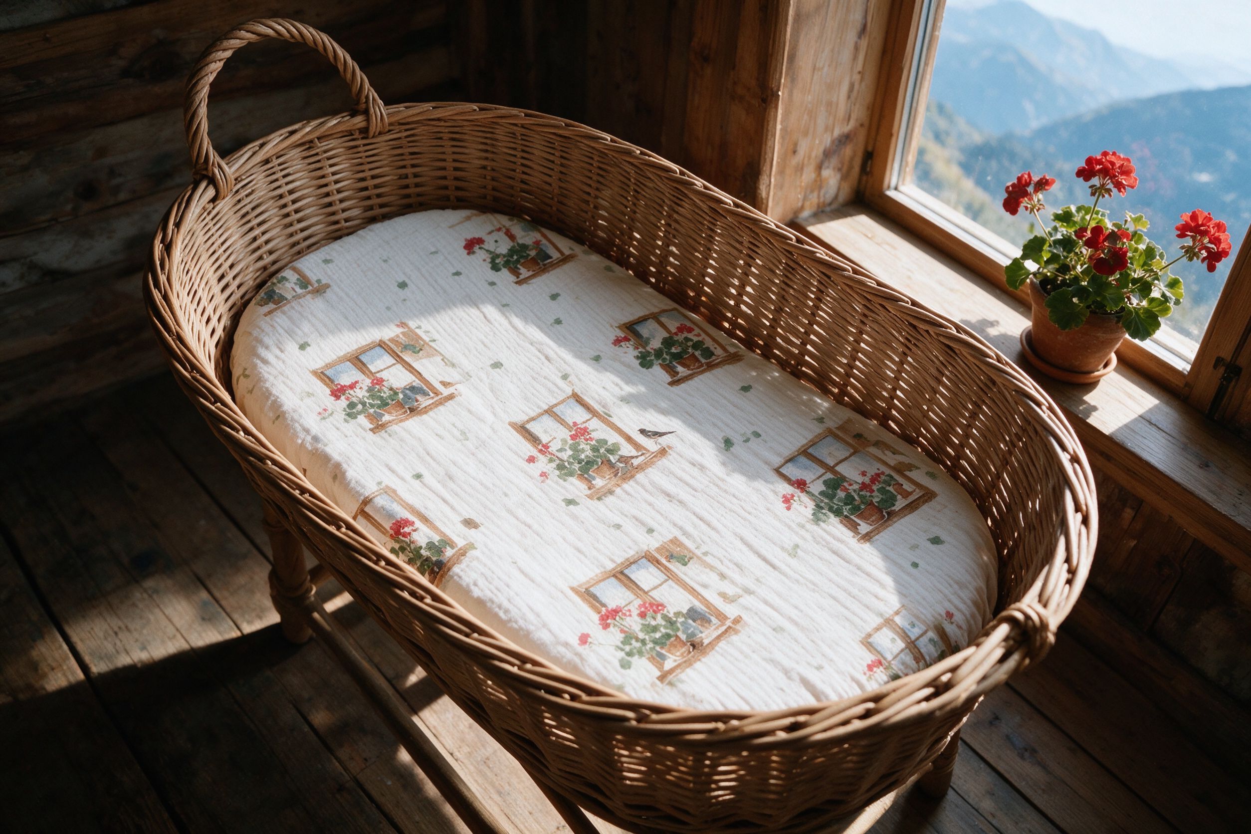 Cradle fitted sheet