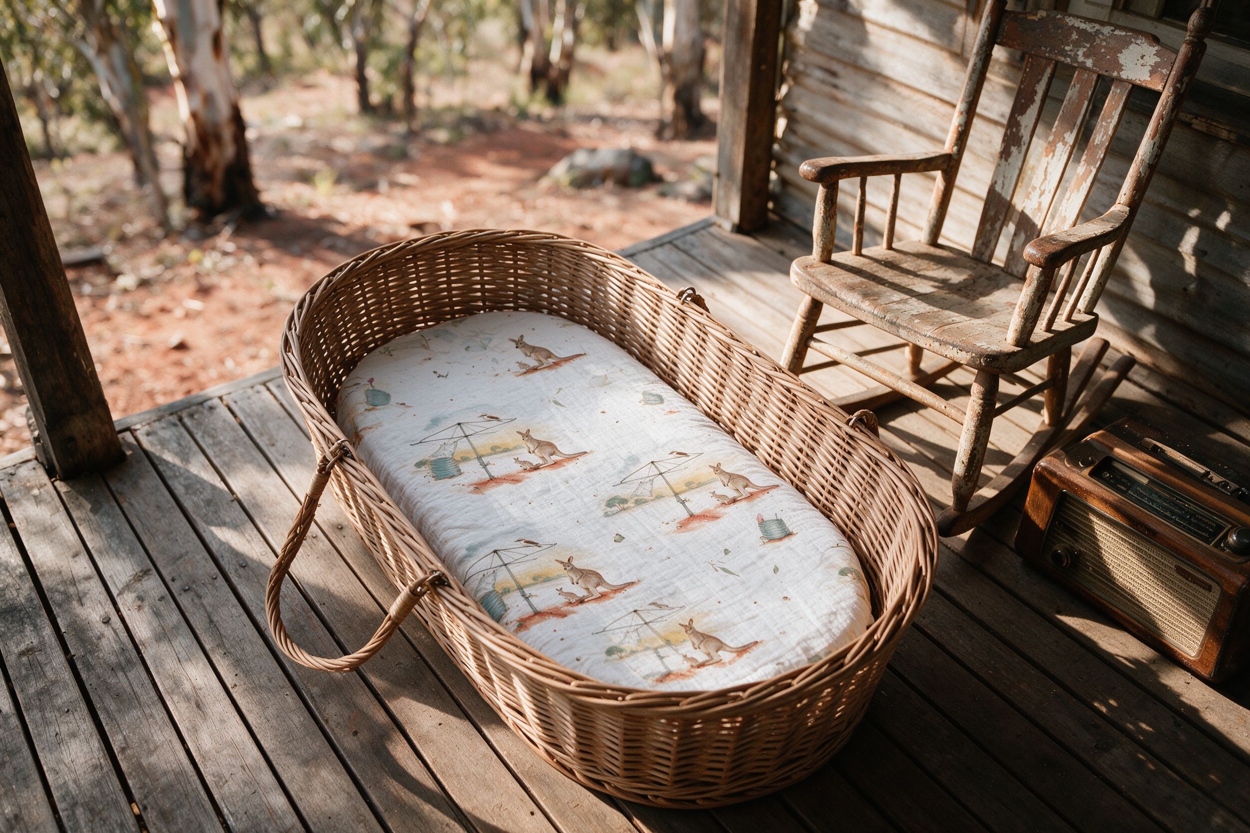 Cradle fitted sheet