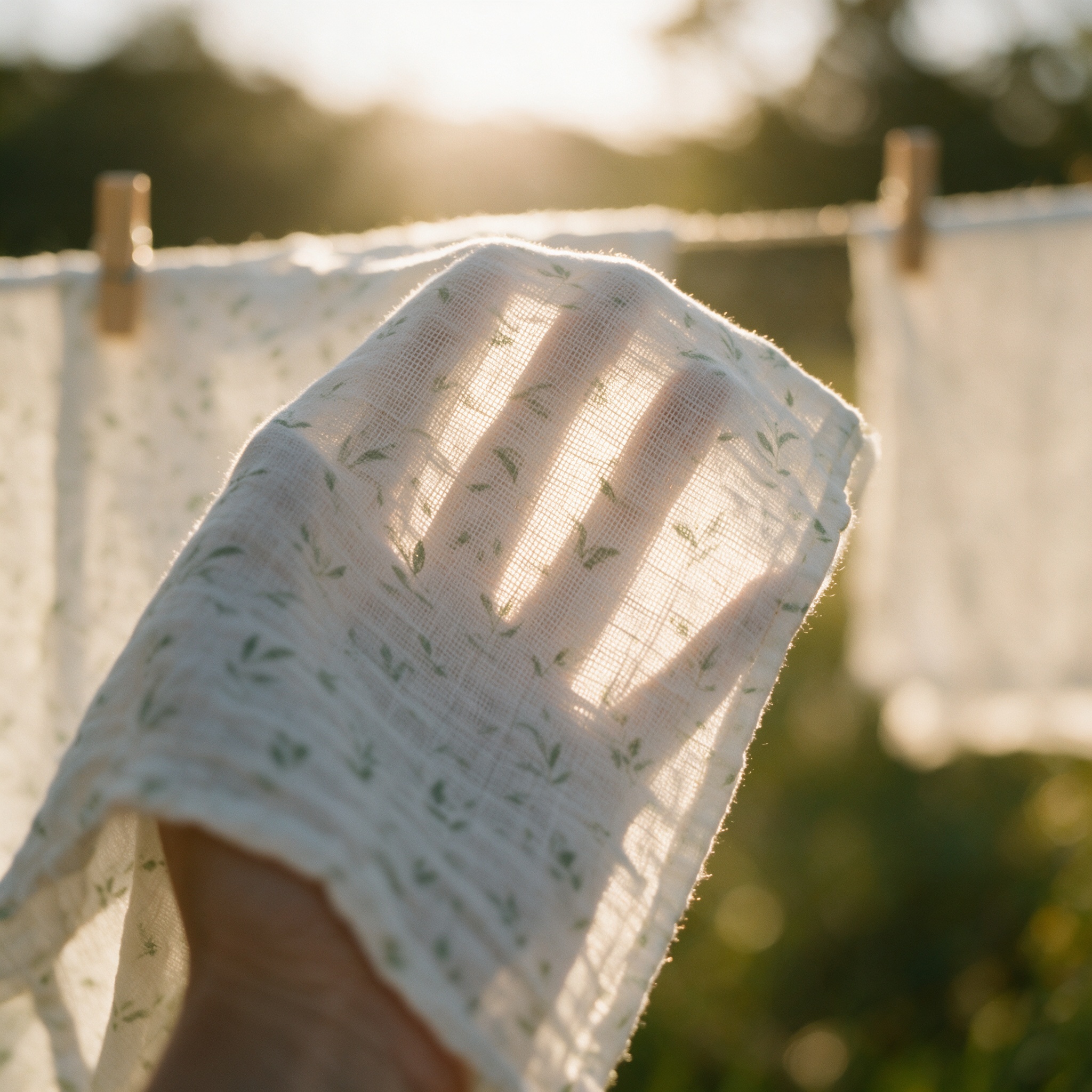 Cloth against light