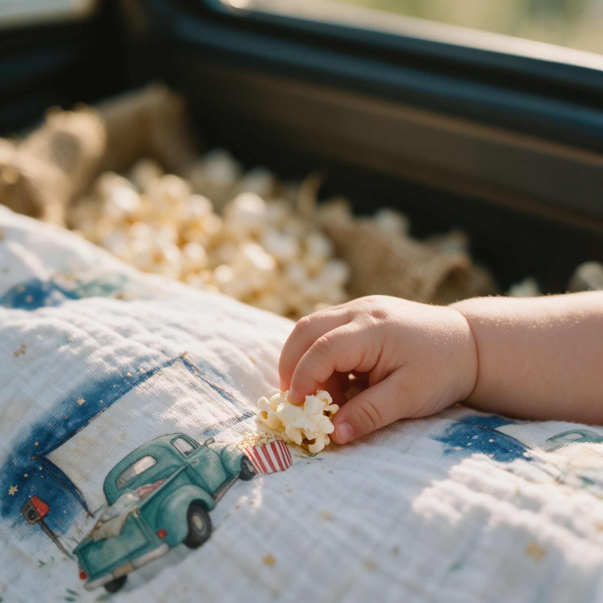 Little hand, popcorn