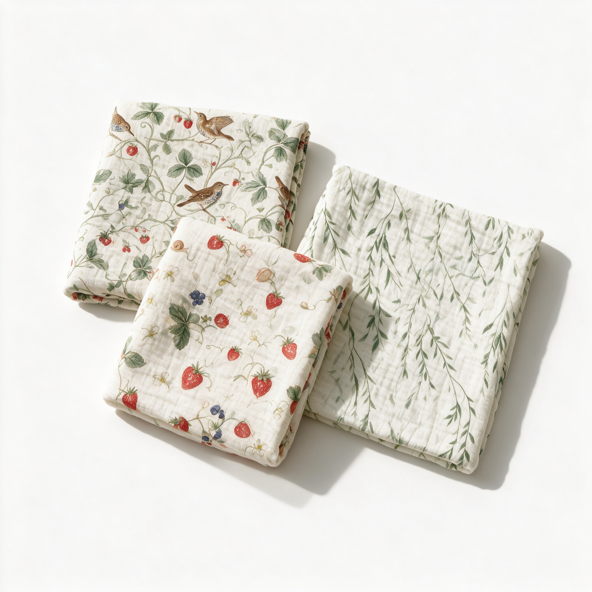All three layers folded together