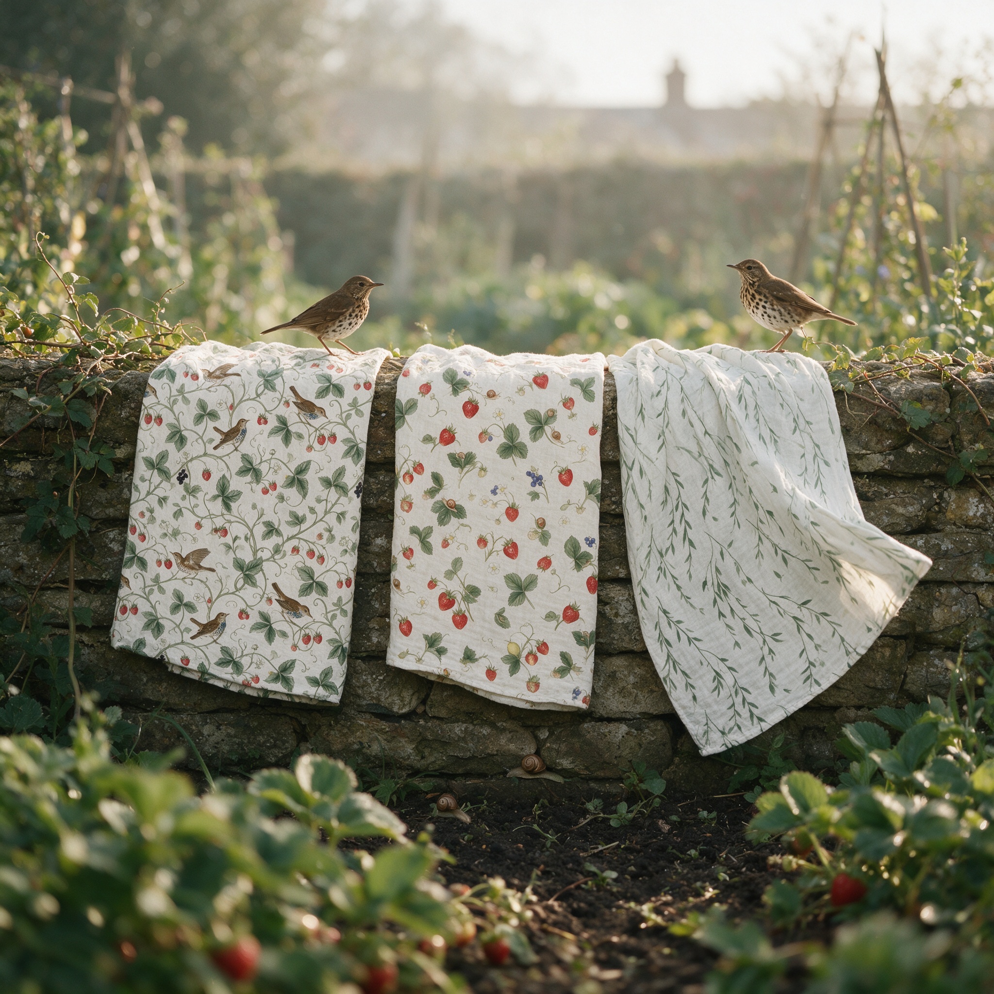 Three layers on the garden line